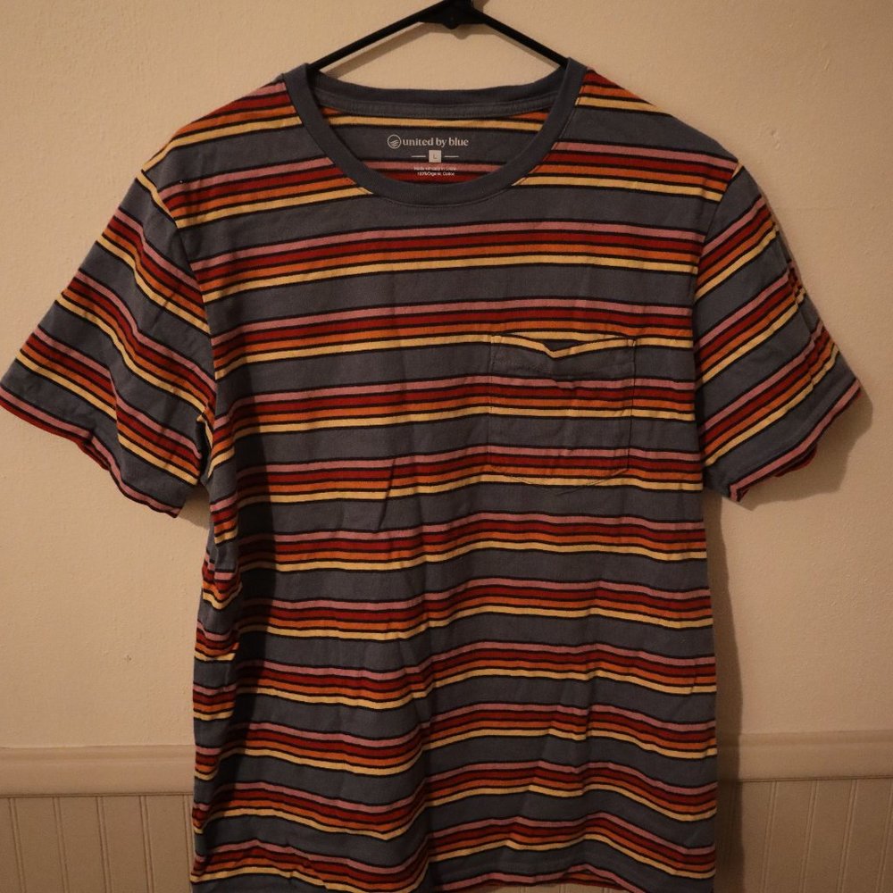 United Stripped Tee